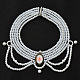 Collar de gargantilla de perlas multi-trenzado tutorial gratuito DIY-LC0019-01-1