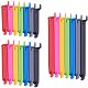 PandaHall 70 Pcs 3 Sizes Plastic Bag Sealing Clips Clamps 7 Colors for Food and Snacks Storage AJEW-PH00935-01-1