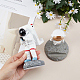 GORGECRAFT Astronaut Phone Holder 3D Cartoon Spaceman Figurine Space Design Smartphone Tablet Stands Mobile Cell Phones Bracket Supporters for Car Desk Home Office Gifts Decorations DJEW-WH0033-19-3