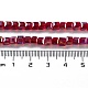 Electroplate Glass Beads Strands X-EGLA-R030-4x4mm-04-2
