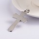 Thème de pâques crucifix croix 304 pendentifs en acier inoxydable STAS-N080-07-3