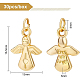 BENECREAT 30Pcs Angel Charms Alloy Pendants 18K Gold Plated Metal Charms for Necklace Bracelet Making and Crafting FIND-BC0002-12-2