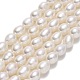 Brins de perles de culture d'eau douce naturelles PEAR-J006-17D-1