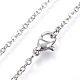 304 Stainless Steel Pendant Necklaces STAS-D162-12L-2