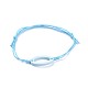 Adjustable Waxed Cotton Cord Bracelets BJEW-JB04293-04-1
