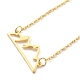 304 Stainless Steel Alps Pendant Necklaces NJEW-Z001-01G-1