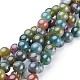 Natural Indian Agate Beads Strands X-GSR10mmC002-1