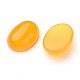 Grade A Natural Yellow Agate Oval Cabochons X-G-L394-08-18x13mm-2