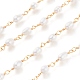 3.28 Feet Freshwater Pearl Beaded Chains X-CHC-K009-21G-1