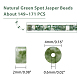 Hebras de cuentas de jaspe verde natural G-AR0004-12-2