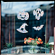 Gorgecraft 16 Blatt 4 Stil wasserfeste PVC-farbige lasergefärbte Fensterfolien-Klebeaufkleber DIY-WH0256-059-8