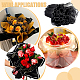 Bouquets de fleurs en fil de gaze plissée emballage emballage DIY-WH0502-63-6
