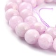 Grader un brin de perles de kunzite naturelles G-M372-01A-2