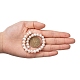 Fili di perle di perle d'acqua dolce coltivate naturali PEAR-N013-07C-5