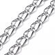 304 Stainless Steel Curb Chain Bracelets BJEW-P064-28-4