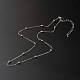 Brass Satellite Chain Necklaces NJEW-JN03558-01-1