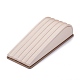 Puレザーブレスレットディスプレイスタンド付き木製クローバー  スポンジと紙カード付き  長方形  アンティークホワイト  21.7x8.7x5.2cm BDIS-F003-01-2