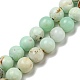 Naturali verde opale perle fili G-R494-A08-02-1