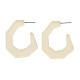 Grandi orecchini a bottone a forma di c per le donne ragazza KY-Q058-081C-1