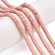 Handmade Polymer Clay Bead Strands CLAY-S094-6mm-A01-2