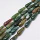 Natural Indian Agate Beads Strands G-E345-06-1