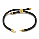 Braccialetti con corde di nylon adatti per ciondoli per connettori AJEW-P116-01G-12-2