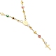 Collares unisex de 304 rosario de acero inoxidable NJEW-L457-001A-G-1