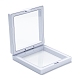Quadratische transparente PE-Dünnfilm-Aufhängung Schmuck-Display-Box X1-CON-D009-01A-05-3