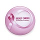 Brustkrebs-Bewusstseinsmonat Brosche aus Weißblech JEWB-G016-01P-06-1