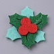 Mistletoe/Holly Leaf Shape Christmas Cupcake Cake Topper Decoration DIY-I032-22-2