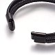 Braided Leather Cord Multi-strand Bracelets BJEW-F349-11B-01-5