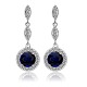 Orecchini strass ciondola ottone&nbsp;WG3B947-02-1