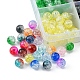 420 pièces 15 couleurs perles acryliques craquelées transparentes CACR-FS0001-01-3