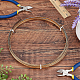 Half Round Brass Wire for Jewelry Making CWIR-WH0003-02-B-7