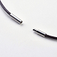 Rindslederband Halskette Herstellung MAK-G003-04A-3