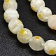 Faceted Millefiori Glass Round Beads Strands LK-P006-13-3