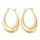 Rack Plating Brass Teardrop Hoop Earrings for Women EJEW-G348-05G-1