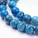 Natural Map Stone/Picasso Stone/Picasso Jasper Beads Strands G-F520-43-8mm-3