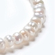 Fili di perle di perle d'acqua dolce coltivate naturali X-PEAR-I004-07B-01A-4
