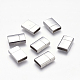 Rectangle Alloy Magnetic Clasps for Bracelet Making PALLOY-S009-1