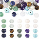 40шт 10 стиля бусины из натуральных смешанных драгоценных камней G-TA0001-69-1