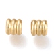 Matte Brass European Style Beads OPDL-H100-07MG-2