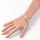 Natürlichen Kristall Perlen Stretch-Armbänder X-BJEW-JB01996-02-3