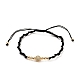 Verstellbare geflochtene Perlenarmbänder aus Nylonfaden BJEW-JB05553-01-1