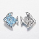 Alloy Rhinestone Snap Buttons SNAP-R029-03P-1