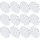 NBEADS 25 PCS Transparent Acrylic Circle Blanks Discs OACR-NB0001-04-1