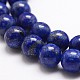 Naturales lapis lazuli de hebras de abalorios G-G953-01-10mm-5