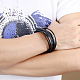 Cowhide Cord Bracelets BJEW-N0008-142-5
