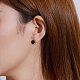 Clous d'oreilles en résine druzy galvanoplastie RESI-SZ0001-22-4