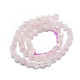 Chapelets de perles en quartz rose naturel G-K303-B15-8MM-2